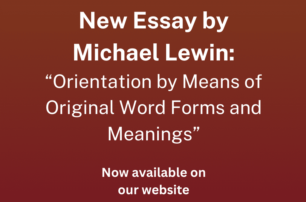 New Essay Publication