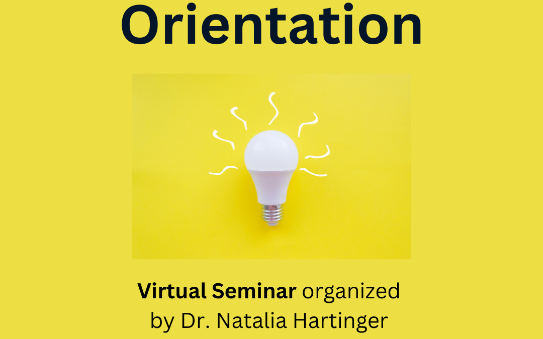 New Seminar: “Genius and Orientation”